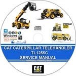 Caterpillar TL1255C Telehandler Service Repair Manual + Parts. Fixed Price $39.00.