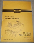 Bros SP-4000 Self Propelled Tire Roller Parts Manual Book Catalog S/n 1591-UP. Fixed Price $39.99.