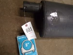 John Deere 3020 Tractor, Console Stanley Muffler, Tag #801. Fixed Price $125.00.