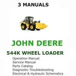 John Deere 544K Wheel Loader Operator Parts Repair Technical Service Manual Pdf. Fixed Price $35.00.