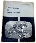 John Deere 37 Farm Loader OMC17646 Operators Book 2510 2120. Fixed Price $15.95.