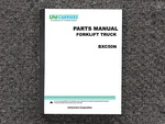 Unicarriers BXC50N Forklift Truck Parts Catalog Manual. Fixed Price $147.64.