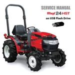 Mahindra Max 24 Tractor Service + Operators Loader *6* Manual Set Latest (usb). Fixed Price $67.50.