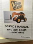 Jcb 506C-508C Loadall Service Manual. Fixed Price $225.00.