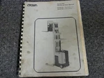 Crown 45RRTT Stand Up Forklift Truck Parts Catalog & Service Repair Manual. Fixed Price $106.23.