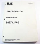 Kcm Kawasaki 80ZIV-2 Wheel Loader Parts Manual S/n 80C3-5301. Fixed Price $77.29.