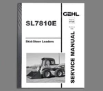 Gehl SL7810E Skid Steer Loader Shop Service Repair Manual - 917228. Fixed Price $77.40.