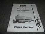Gehl 1438 1448 Power Box Self Propelled Paver Parts Catalog Manual 913209 Xz. Fixed Price $197.19.