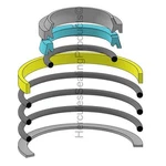 7K525-22300 Seal Kit For Kubota B2301HSD BX23S BH70 BT603 Backhoe Boom Cylinder. Fixed Price $68.68.