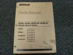 Caterpillar GP20KHP Forklift Chassis Mast Options Parts Catalog Manual. Fixed Price $106.01.