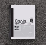 Genie DPL-25S DPL-30S DPL-35S Platform Lift Operator Owner User Guide Manual. Fixed Price $104.49.