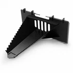 Skid Steer Stump Bucket With AR400 Serrated Edge For Quick Attach. Fixed Price $608.00.