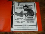 Broce Broom RJ350 CR350 KR350 RC350 RCT350 Power Sweeper Part Catalog Manual. Fixed Price $99.16.