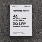 Hitachi Zaxis ZX50U-3F Excavator Workshop Service Repair Manual. Fixed Price $124.74.