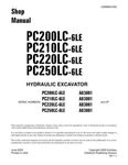 Komatsu PC200LC-6LE,PC210LC-6LE,PC220LC-6LE,PC250LC-6LE Excavator Service Manual. Fixed Price $59.00.