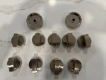 Thermador PRG486WDH Range Silver Knob Set. Complete. Fixed Price $189.99.