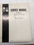 Hyster Service Manual Electric Fork Lift N30BA N40BA N50BA N30BR N40BR 1979. Fixed Price $164.70.