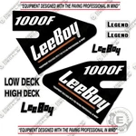 Fits Leeboy 1000F Kit Asphalt Paver Equipment Decals - 7 Year Vinyl!. Fixed Price $174.95.