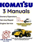 Komatsu HM300-5 Articulated Dump Truck Operators Service Engine Manual Pdf Usb. Fixed Price $50.00.
