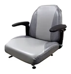 Gray Zero Turn Lawn Mower Seat Armrests Bobcat Dixie Snapper Toro Exmark Bad Boy. Fixed Price $209.99.