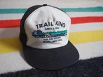 Vtg 70S 80S King South Dakota Trailer Trucker White Black Snapback Hat Cap. Fixed Price $24.95.