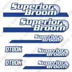 Fits Superior Broom DT80K Kit Equipment Decals Street Sweeper - 3M Vinyl!. Fixed Price $169.95.