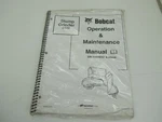Bobcat SG30 Stump Grinder Operation & Maintenance Manual 6902662. Fixed Price $25.99.