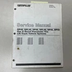Caterpillar GP/GPL/DP/DPL40/45/50 Service Shop Manual Fork Lift Truck Guide. Fixed Price $59.99.