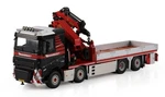 Wsi 1:50 Mammoet Volvo FH05 8X2 Flatbed + Palfinger Loading Crane Truck Diecast. Fixed Price $247.78.