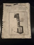 Crown Forklift Rr 3000-3500 Series, Service, Repair, Maintenance &parts Manual. Fixed Price $40.00.