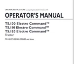 New Holland T5.100, T5.110, T5.120 Electro Command Operators Manual Pdf On Usb. Fixed Price $35.99.