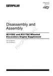 Caterpillar M315D2 M317D2 Excavator Engine Suppl Disass Assembly Service Manual. Fixed Price $89.00.