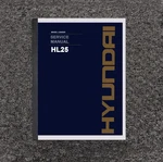 Hyundai HL25 HL-25 Hydraulic Wheel Loader Shop Service Repair Manual. Fixed Price $167.33.