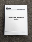 Yale NDR035EB NR045EB Forklift Shop Service Repair Manual D861. Fixed Price $113.58.