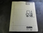Clark ST245 Stacker Forklift Maintenance & Adjustment Procedures Manual PMA445. Fixed Price $45.00.