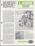 Lindig Concho Shredder-grinder-brush Chopper Sales Folder 1974 St Paul Mn. Fixed Price $11.99.