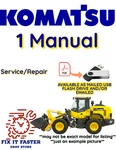 Komatsu WA320-5L-GALEO Wheel Loader Service Repair Manual Pdfs On Usb. Fixed Price $25.00.
