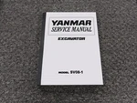Yanmar Model SV08-1 Micro Digger Mini Excavator Shop Service Repair Manual. Fixed Price $120.22.