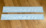 Tow Master Trailers Replacement Decal Stickers - Set Of 2 18 White. Fixed Price $39.95.
