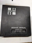 Hyster Service Manual Narrow N30-45XMR N25-30XMDR XMR2 N50XMA2 1998. Fixed Price $125.14.