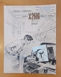 Lodge & Shipley Model X2516 Lathe Sales Catalog. Fixed Price $21.98.