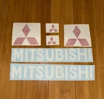 Mitsubishi Forklift Decal Kit (set Of 6) Stickers Replacement Equipment. Fixed Price $28.45.