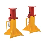 Forklift Jack Stands Pair 26,000 Lb Cap 9.5"-15.75" Steel Yellow/red. Fixed Price $113.08.