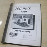 Asv 4810 Posi-track Skid Steer Loader Crawler Parts Manual Book Catalog List. Fixed Price $45.00.