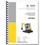 Wacker Neuson EZ36 Crawler Excavator Parts Catalog Sn From WNCE1602KPAL00160 .... Fixed Price $165.60.
