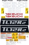 Fits Takeuchi TL12R2 Decal Kit Skid Steer 3M Vinyl- Free Shippin. Fixed Price $149.95.
