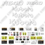 Fits Kubota R640 New Style Decal Kit Wheel Loader- 7 Year Outdoor 3M Vinyl!. Fixed Price $134.95.