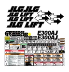 Jlg E300AJ Boom Lift Decal Kit - Sn Prior To 0300138358 7 Year Vinyl!. Fixed Price $239.99.