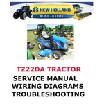 New Holland TZ22DA Tractor Manual Shop Service Engine Repair Pdf. Fixed Price $35.00.