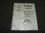 Bobcat SG60 SGX60 Stump Grinder Owner Operator Maintenance Manual Xz. Fixed Price $68.43.